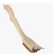 Brosse de gril en bois, sans manche