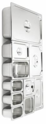 Bac gastro plein - 65mm - gamme premium 0,8mm