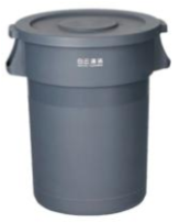 Poubelle à déchets alimentaires, 85L, 450 x 630mm
