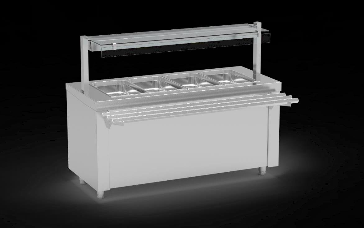 Bain-marie vitrine chaude SBMA-80